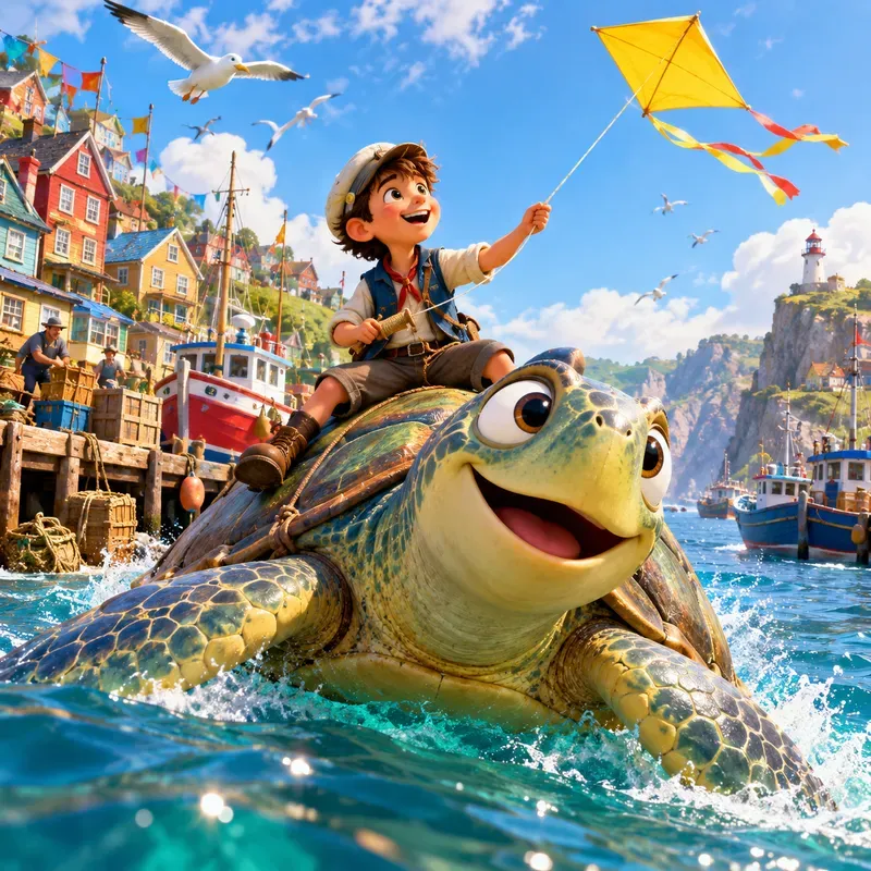 Coastal Cartoon Adventures