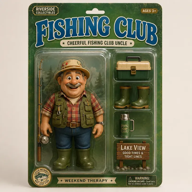 Retro Pop Culture Action Figure Cards