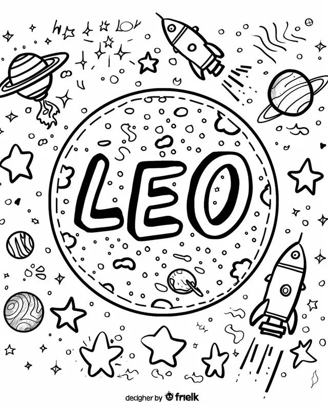Kids Personalized Name Coloring Pages