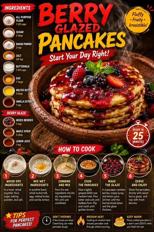 Professional Culinary Recipe Infographics