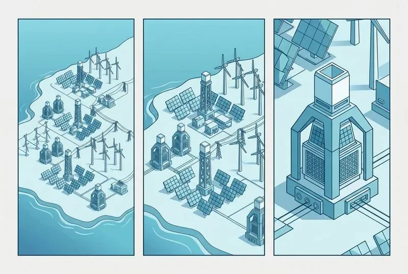 3D Isometric Infrastructure Generator