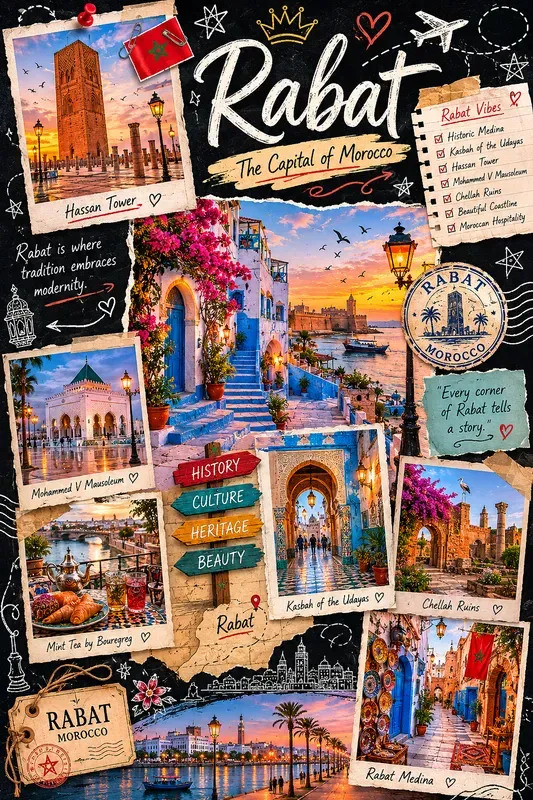 Travel Scrapbook Collages