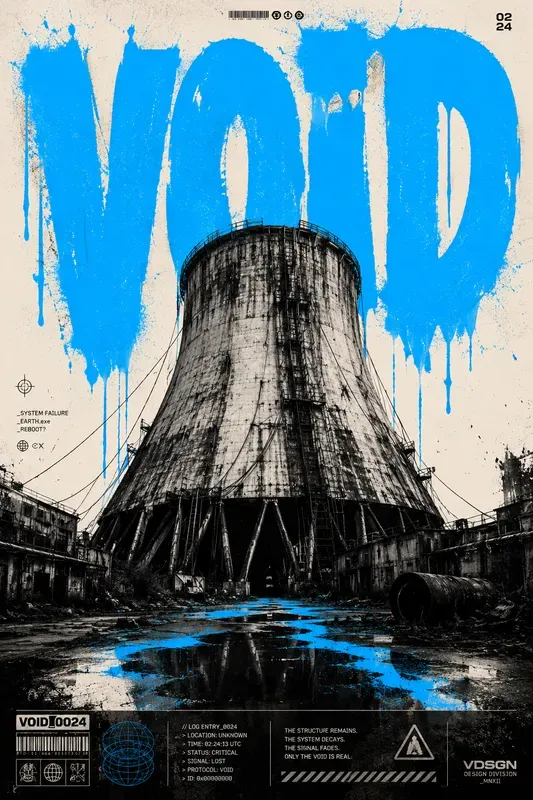 Brutalist Urban Typography Posters