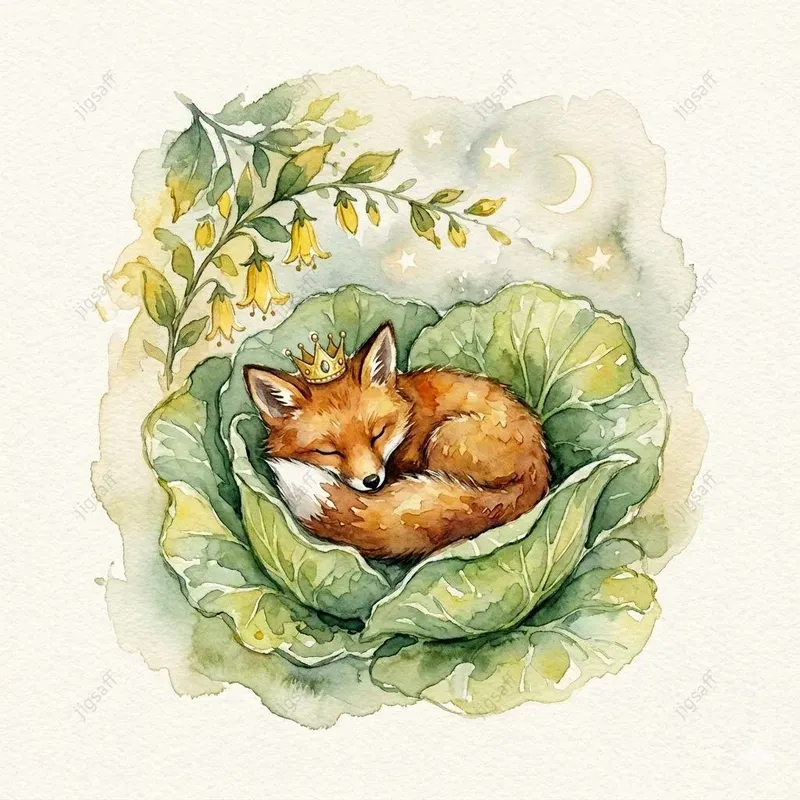 Fairy Tale Forest Watercolor Animals