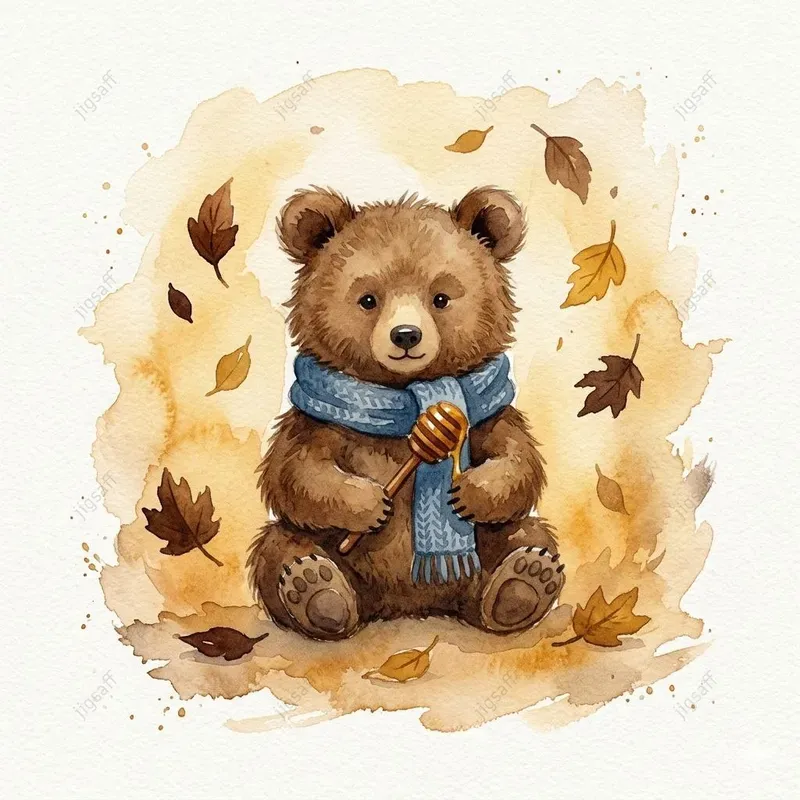 Fairy Tale Forest Watercolor Animals