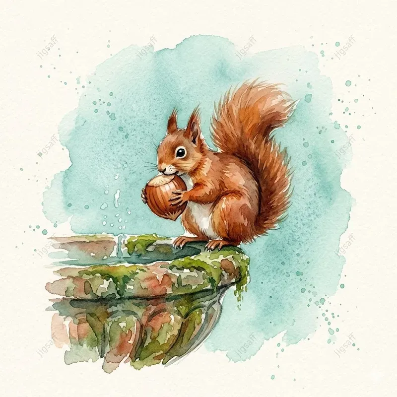 Fairy Tale Forest Watercolor Animals