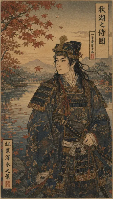 Samurai Splendor Ukiyoe Warriors