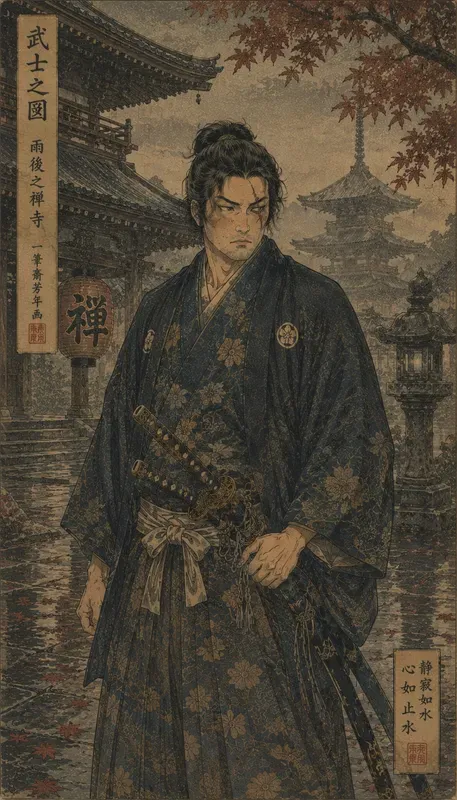 Samurai Splendor Ukiyoe Warriors
