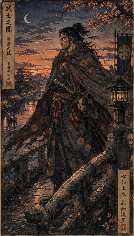 Samurai Splendor Ukiyoe Warriors