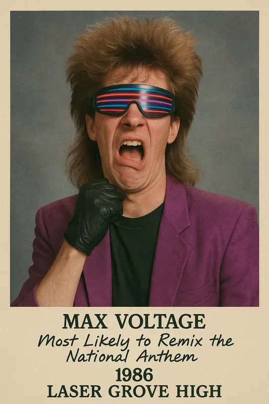 Retro Yearbook Roast Portraits