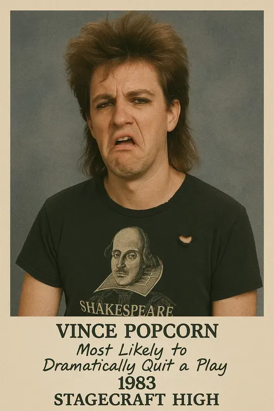 Retro Yearbook Roast Portraits