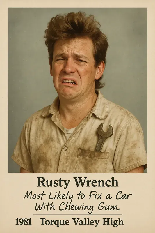Retro Yearbook Roast Portraits