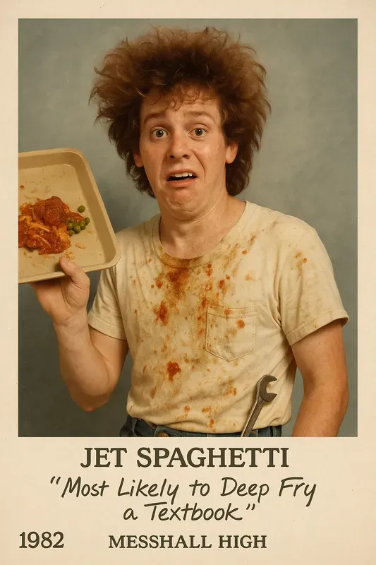 Retro Yearbook Roast Portraits