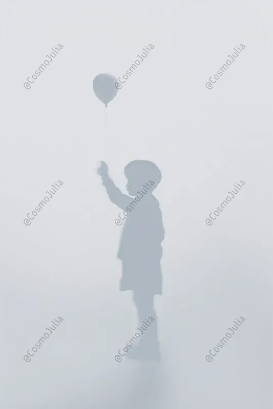 Frosted Glass Minimalist Silhouettes