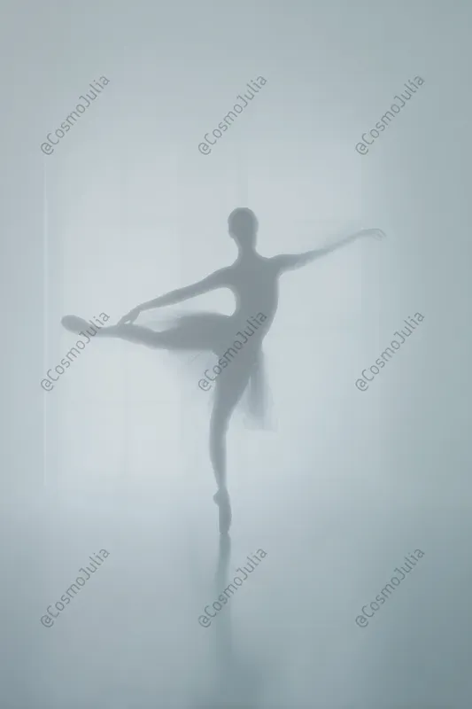 Frosted Glass Minimalist Silhouettes