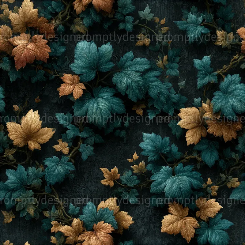 Dark Cottagecore Seamless Patterns