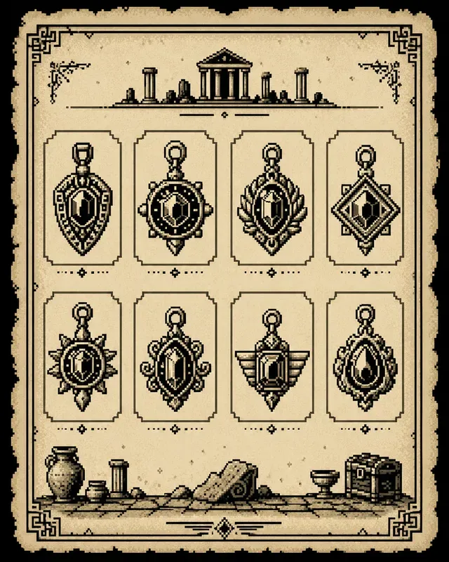 Pixel Relic Poster Icons