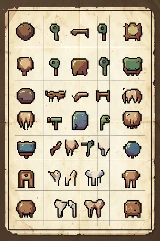 Pixel Relic Poster Icons