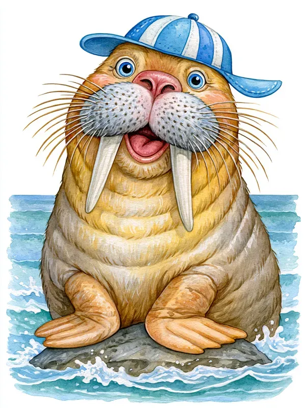 Zany Watercolor Characters