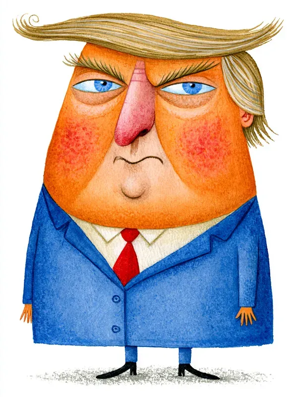 Zany Watercolor Characters