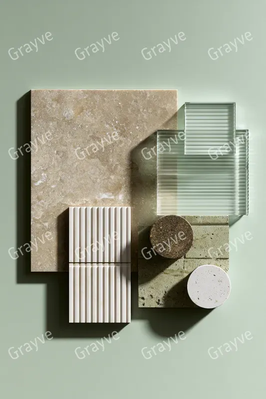 Topdown Cmf Material Flatlays