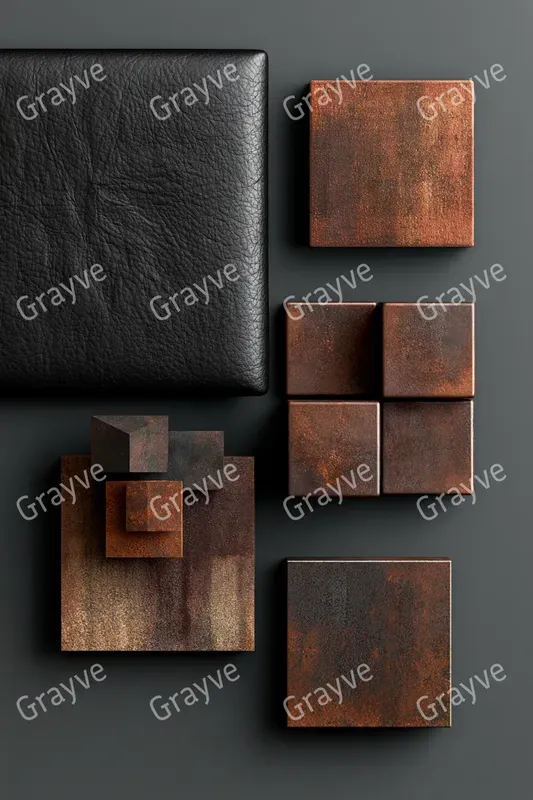 Topdown Cmf Material Flatlays