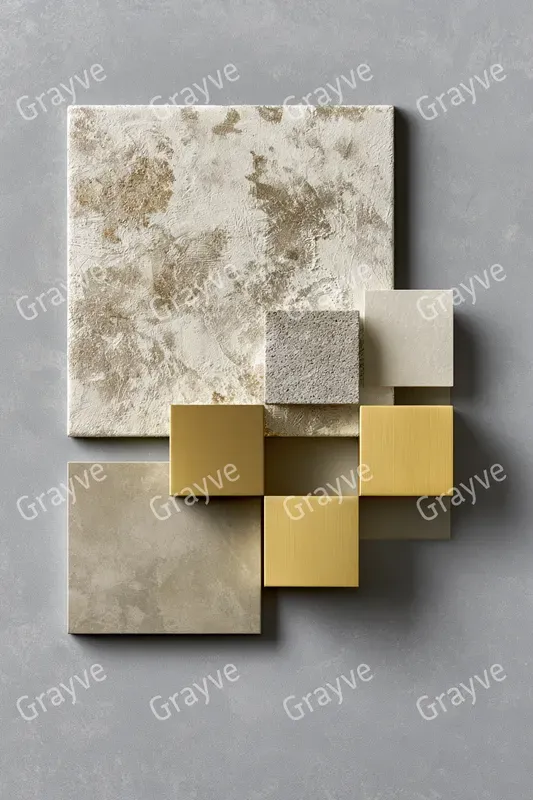 Topdown Cmf Material Flatlays