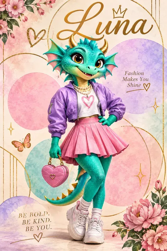 Fashion Icon Mascot Posters
