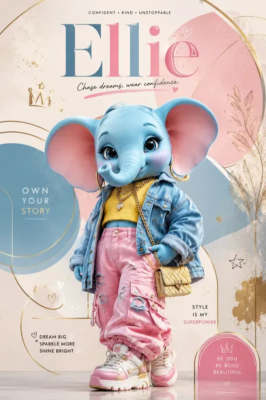Fashion Icon Mascot Posters