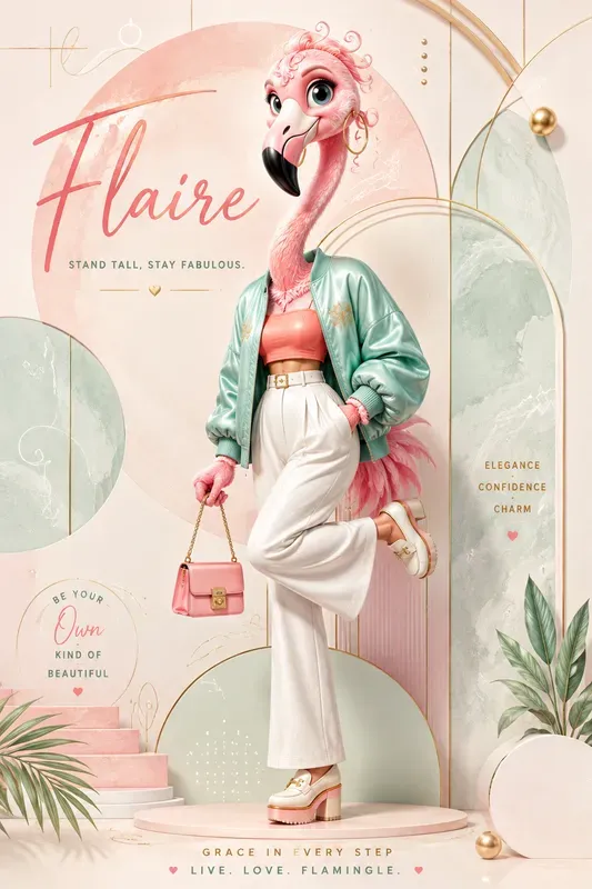Fashion Icon Mascot Posters