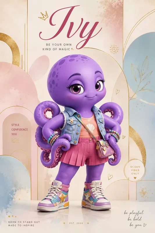 Fashion Icon Mascot Posters
