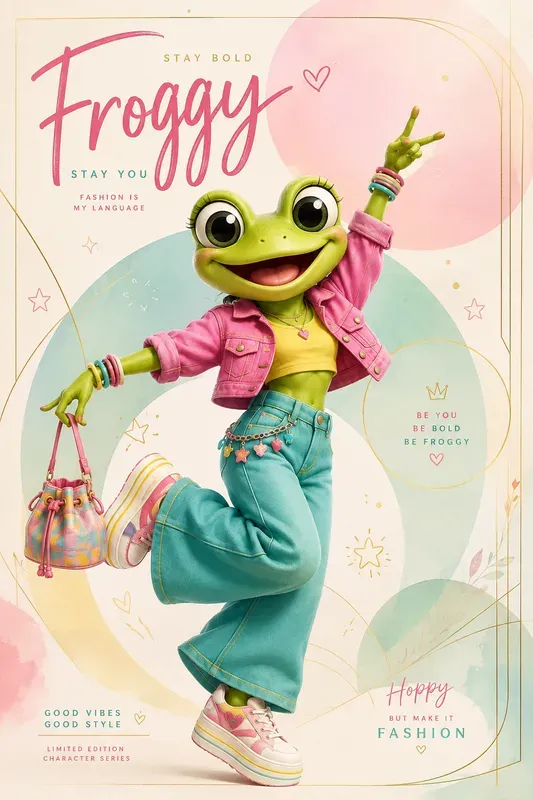 Fashion Icon Mascot Posters
