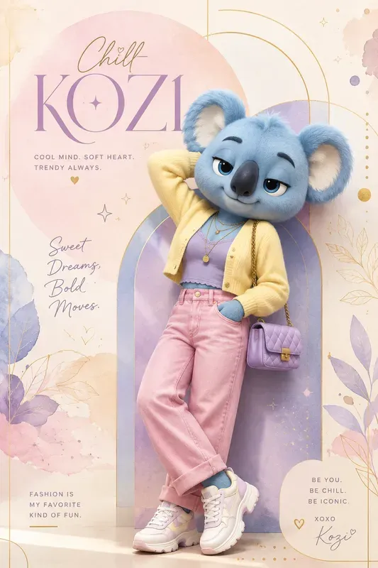 Fashion Icon Mascot Posters