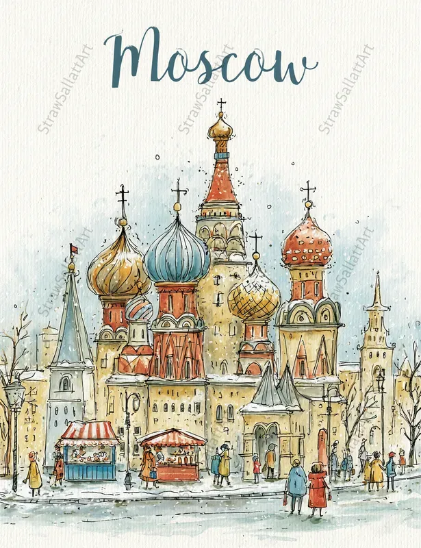 Cute Cityscape Travel Posters
