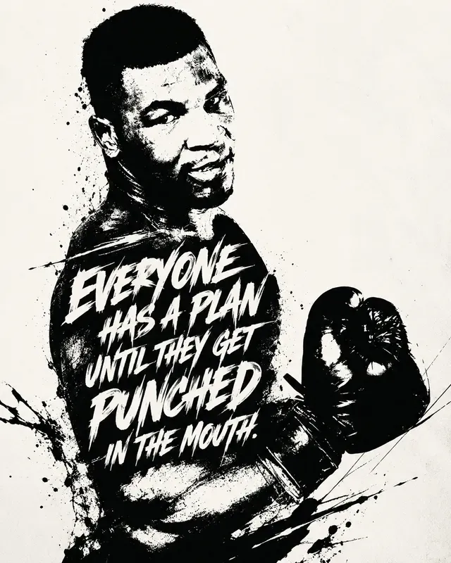 Highcontrast Black White Typographics