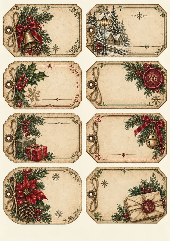 Victorian Christmas Ephemera Generator
