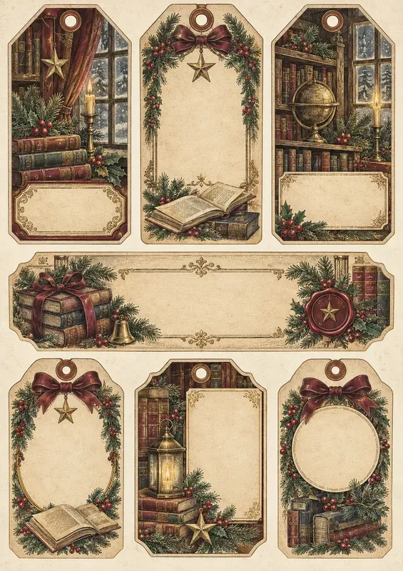 Victorian Christmas Ephemera Generator