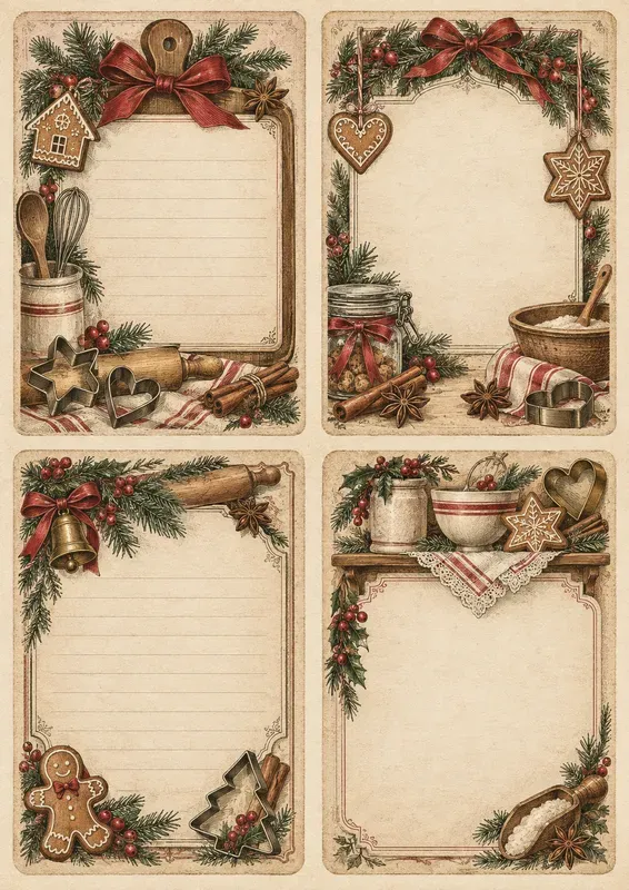 Victorian Christmas Ephemera Generator