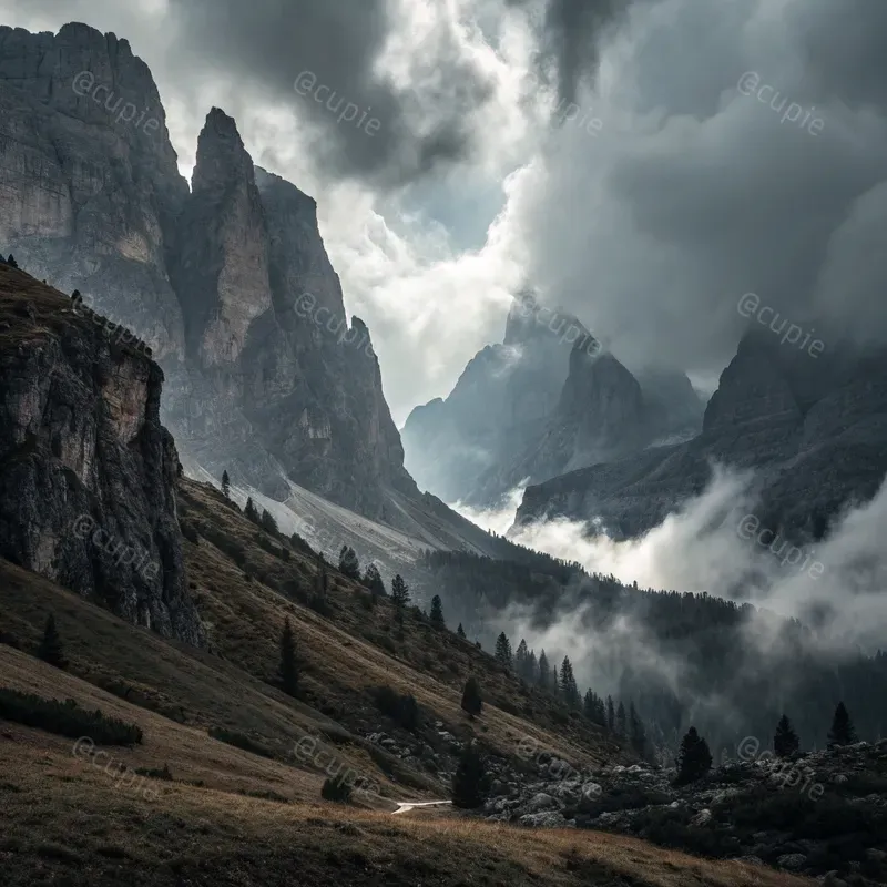 Moody Cinematic Mountain Landscapes
