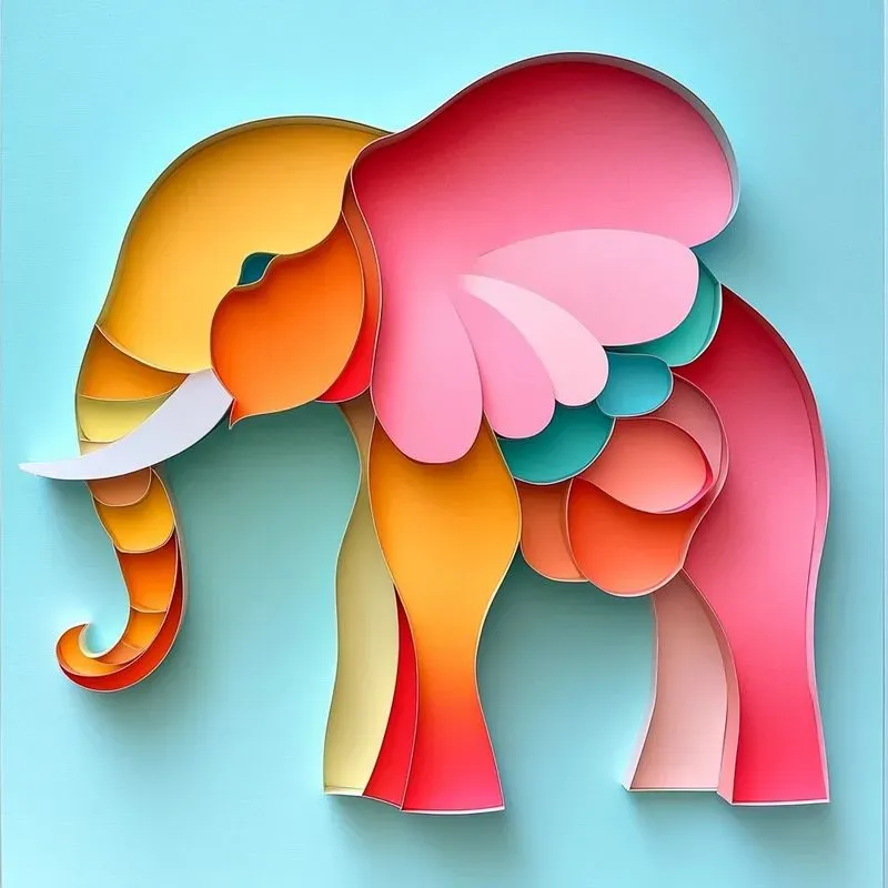 Whimsical Paper Animal Cutouts