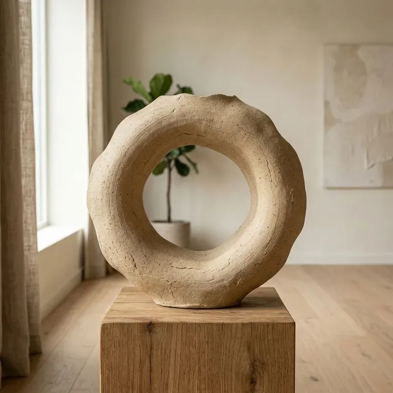 Modern Organic 3D Ceramic Art Vases