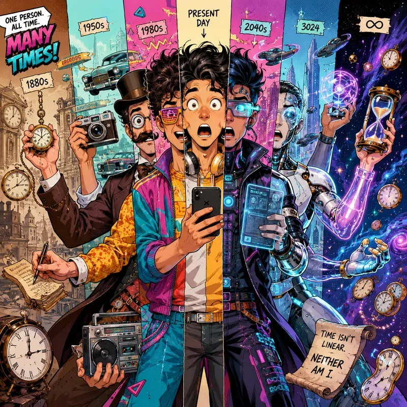 Surreal Pop Chaos Character Mashups