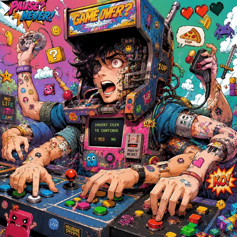 Surreal Pop Chaos Character Mashups