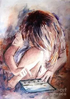 Minimalist Alcohol Ink Art
