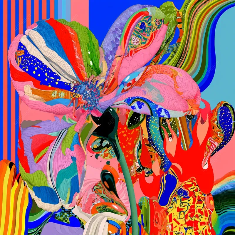 Trippy Maximalist Portraits