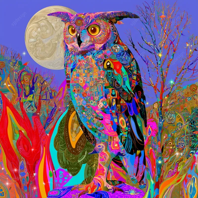 Trippy Maximalist Portraits
