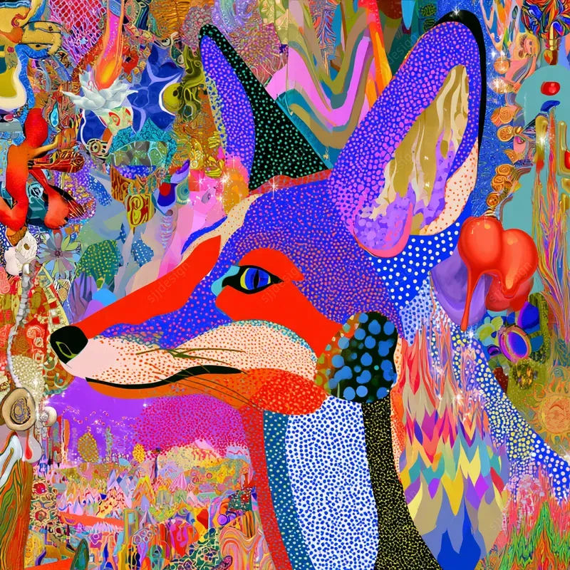Trippy Maximalist Portraits