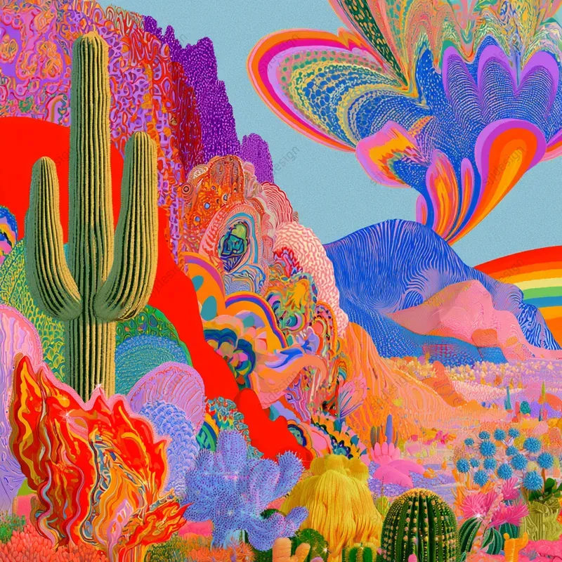 Trippy Maximalist Portraits