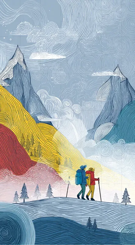 Scandinavian Doodle Art