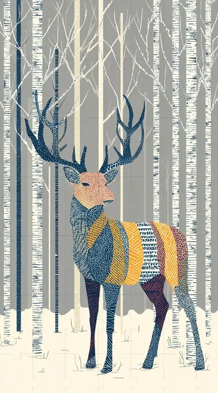 Scandinavian Doodle Art